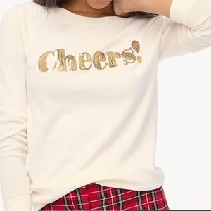 J crew cheers teddy sweater